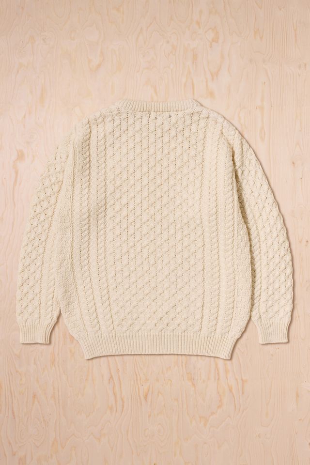 Urban Renewal One-Of-A-Kind Blarney Woollen Mills Aran Knit Jumper #4