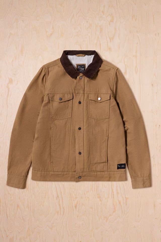 Urban Renewal One-Of-A-Kind Vans Corduroy Collar Jacket #2