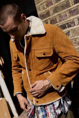 Urban Renewal One-Of-A-Kind Grade-Bay Suede Jacket