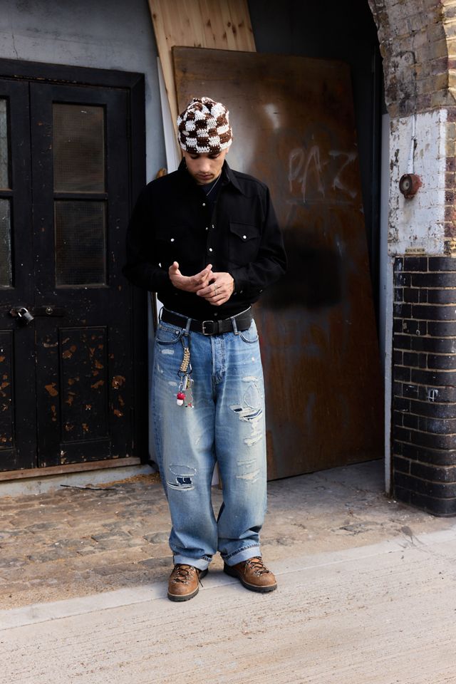Urban Renewal One-Of-A-Kind Pendleton Black Shirt #1