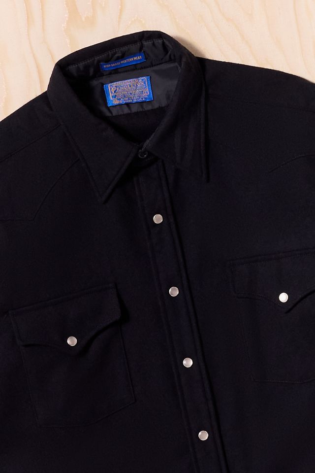 Urban Renewal One-Of-A-Kind Pendleton Black Shirt #3