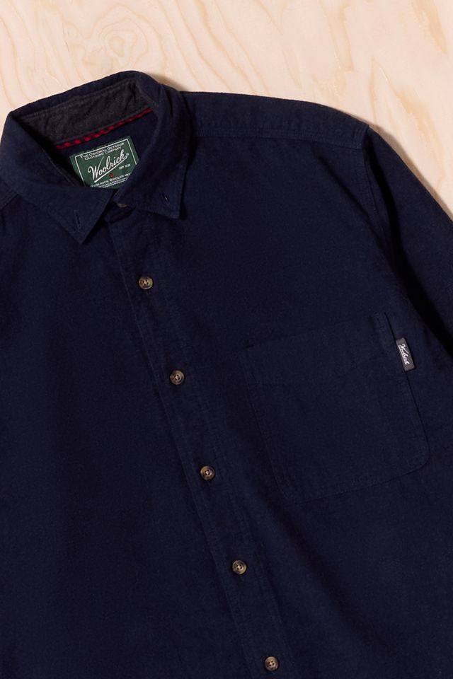 Urban Renewal One-Of-A-Kind Woolrich Navy Flannel Shirt #3