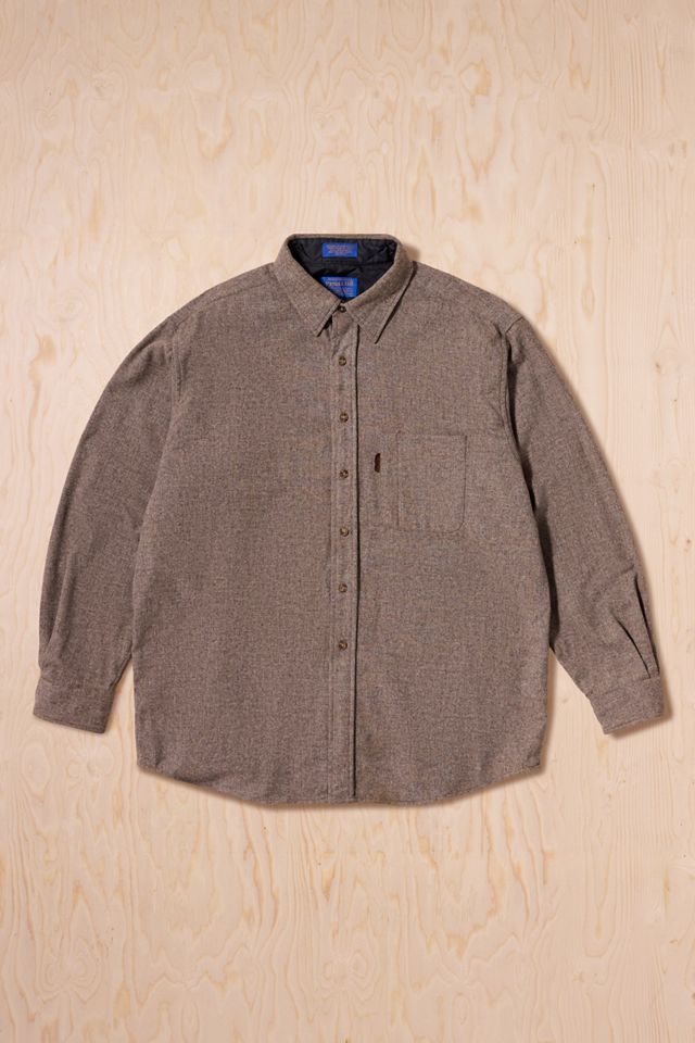 Urban Renewal One-Of-A-Kind Pendleton Grey Wool Shirt