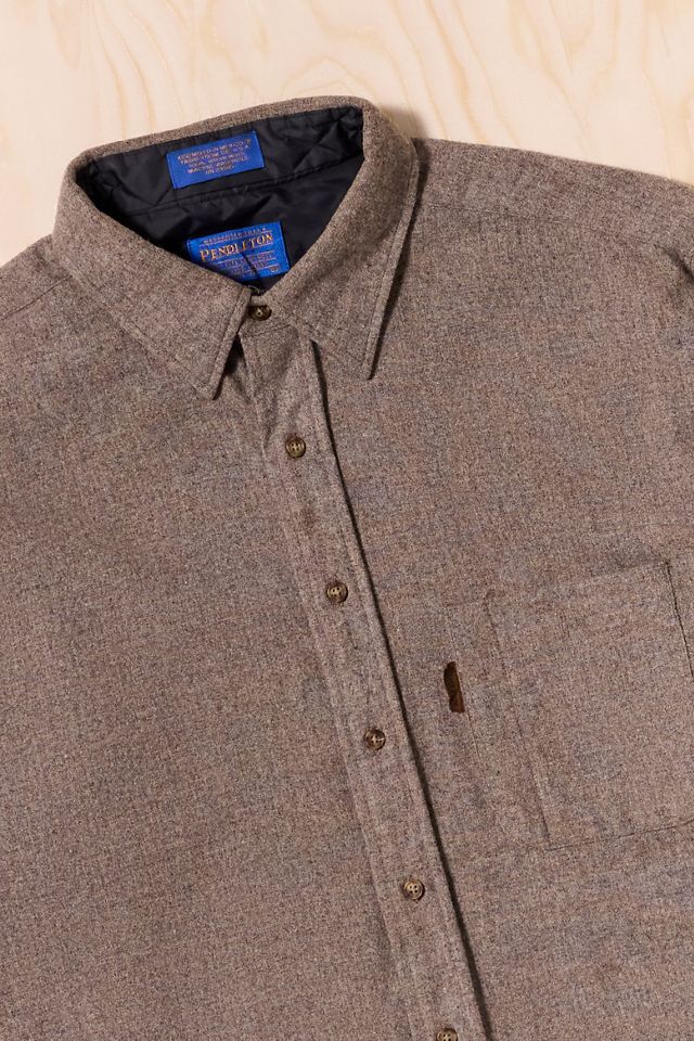 Urban Renewal One-Of-A-Kind Pendleton Grey Wool Shirt #1