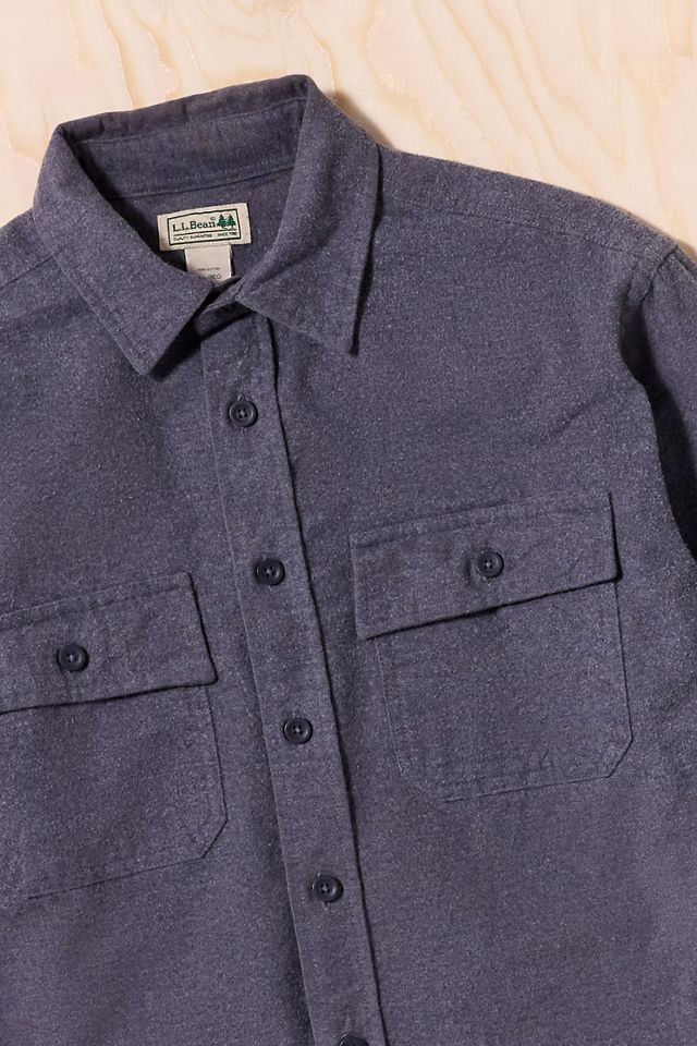 Urban Renewal One-Of-A-Kind L.L.Bean Dark Grey Wool Shirt #1