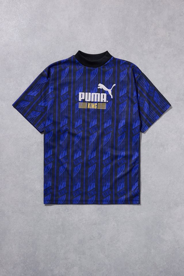 Urban Renewal One-Of-A-Kind PUMA Navy Football T-Shirt #1