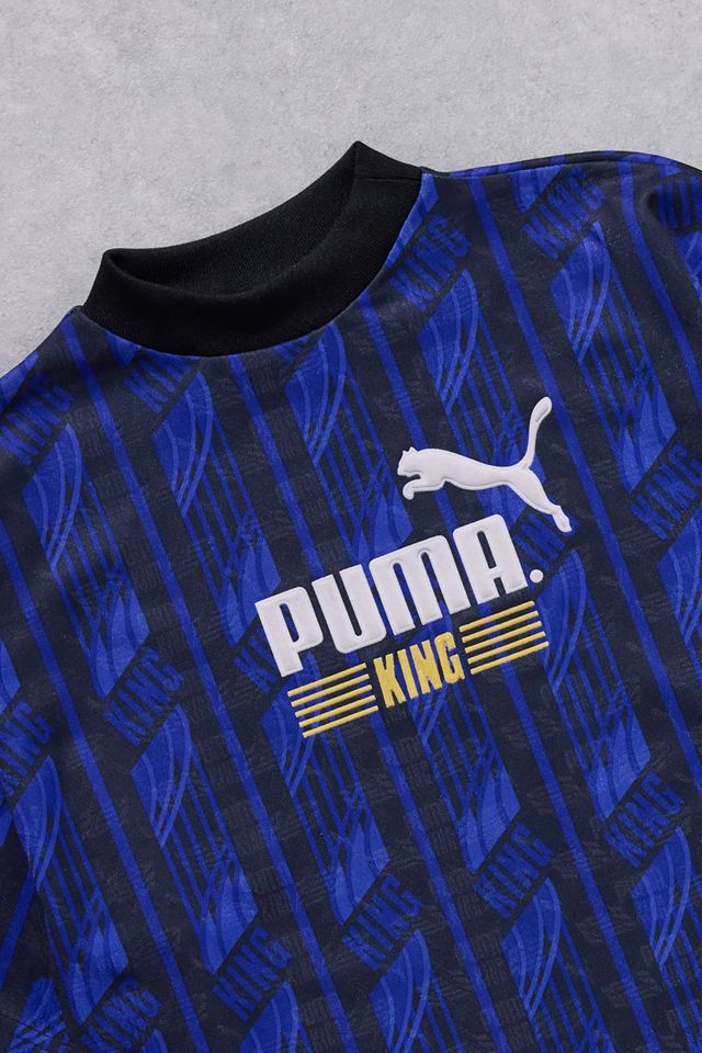 Urban Renewal One-Of-A-Kind PUMA Navy Football T-Shirt #2