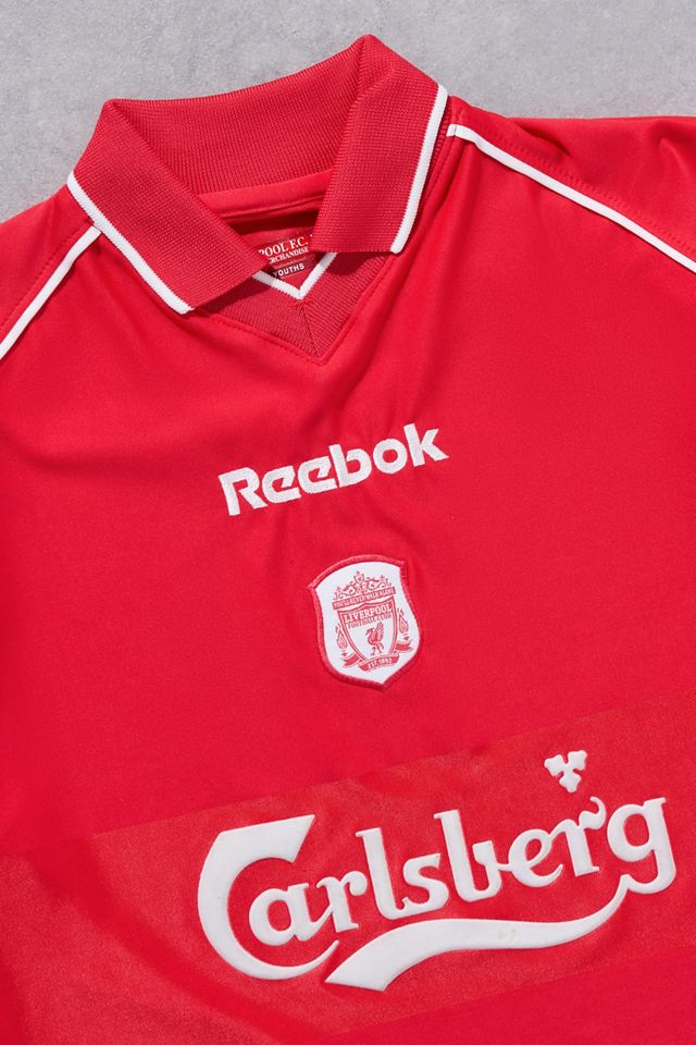 Urban Renewal One-Of-A-Kind Reebok Red Liverpool Football Shirt | Urban ...
