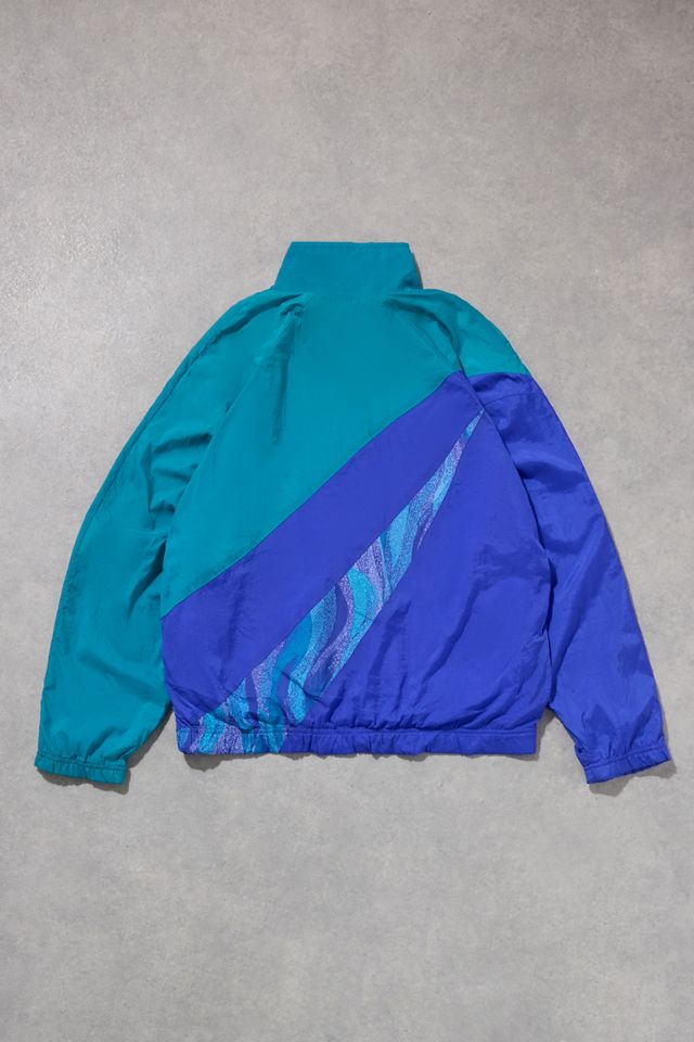 Urban Renewal One-Of-A-Kind Reebok Turquoise Jacket #2