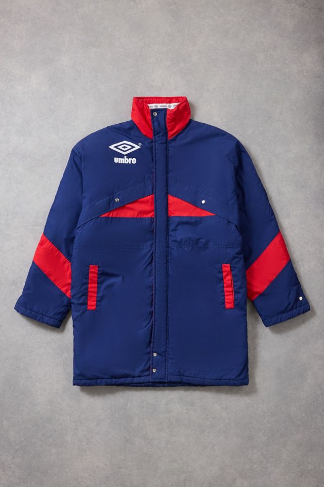 Urban Renewal One-Of-A-Kind Umbro Navy Football Coat #1
