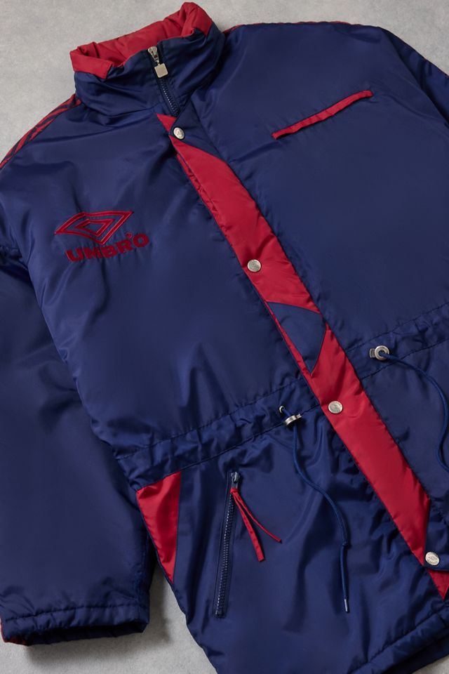Urban Renewal One-Of-A-Kind Umbro Red & Navy Football Coat #2