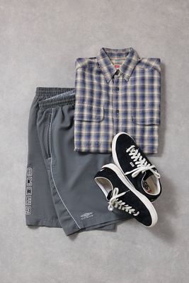 Urban Renewal One-Of-A-Kind Umbro Grey Shorts