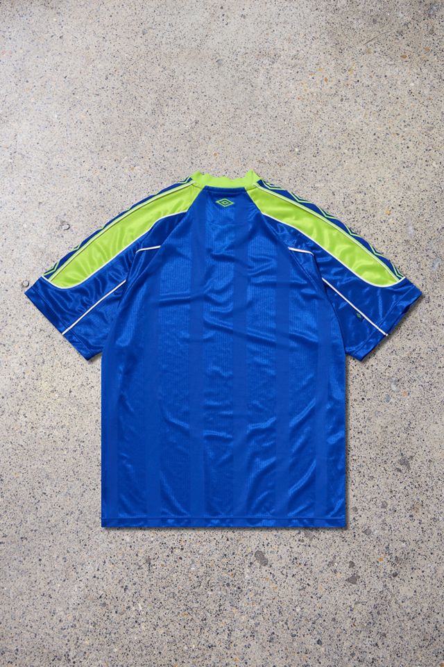 Urban Renewal One-Of-A-Kind Umbro Blue & Green Top #2