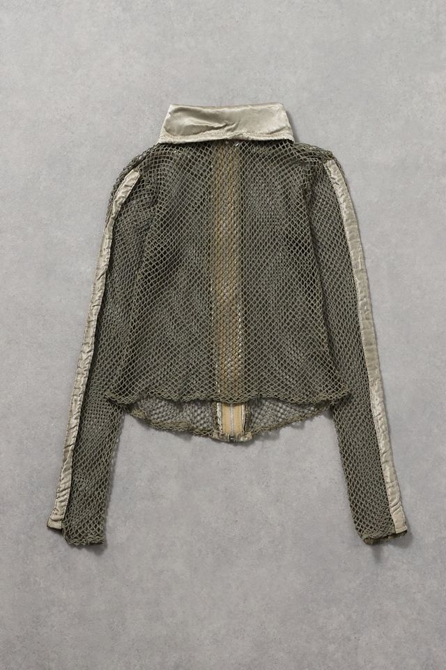 Urban Renewal One-Of-A-Kind Julien Mesh Zip-Through Top #2