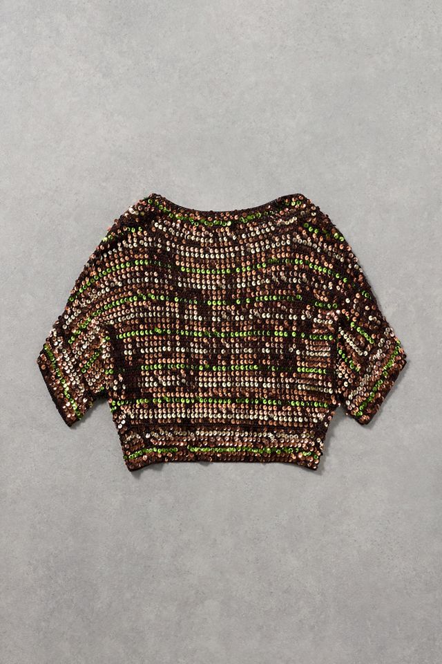 Urban Renewal One-Of-A-Kind Star Stripe Sequin Bolero #2