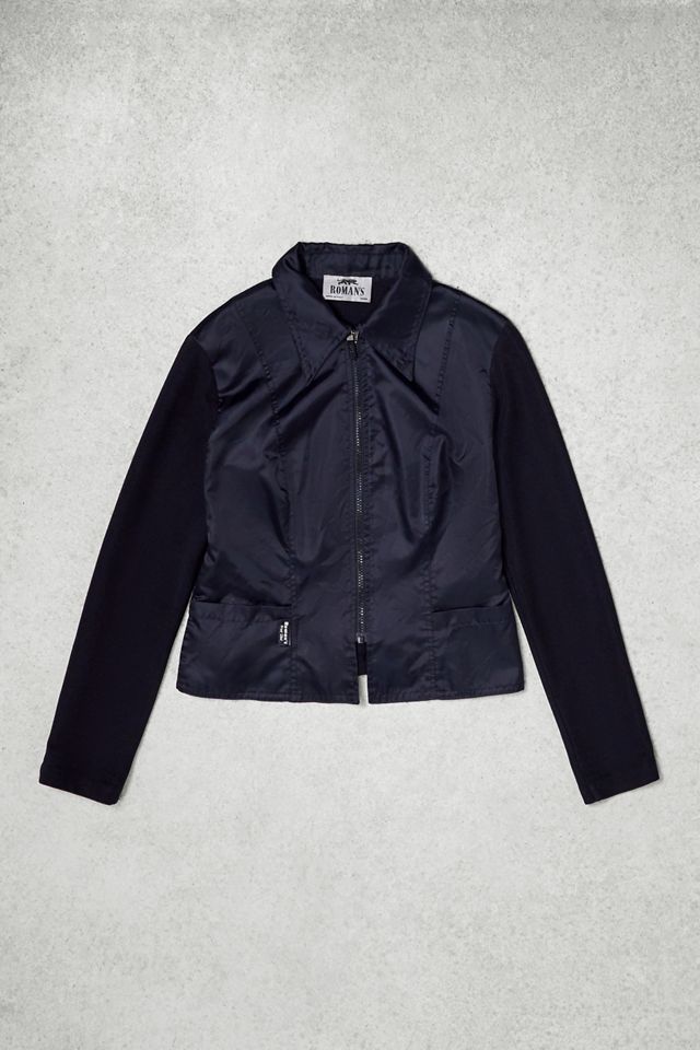 Urban Renewal One-Of-A-Kind Roman's Black Zip-Through Jacket #1