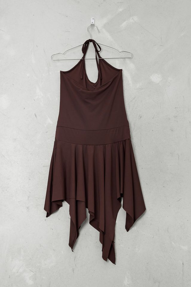 Urban Renewal One-Of-A-Kind Top Studio 10 Brown Mini Dress #4