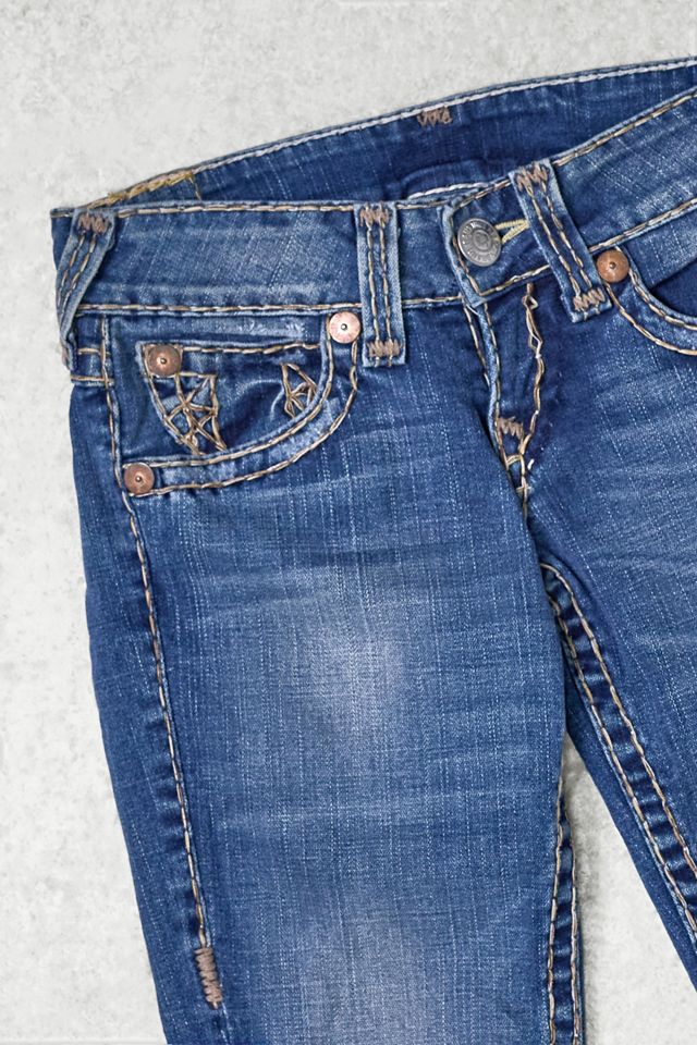 One-of-a-Kind Grunge True Religion Flared Jeans #1