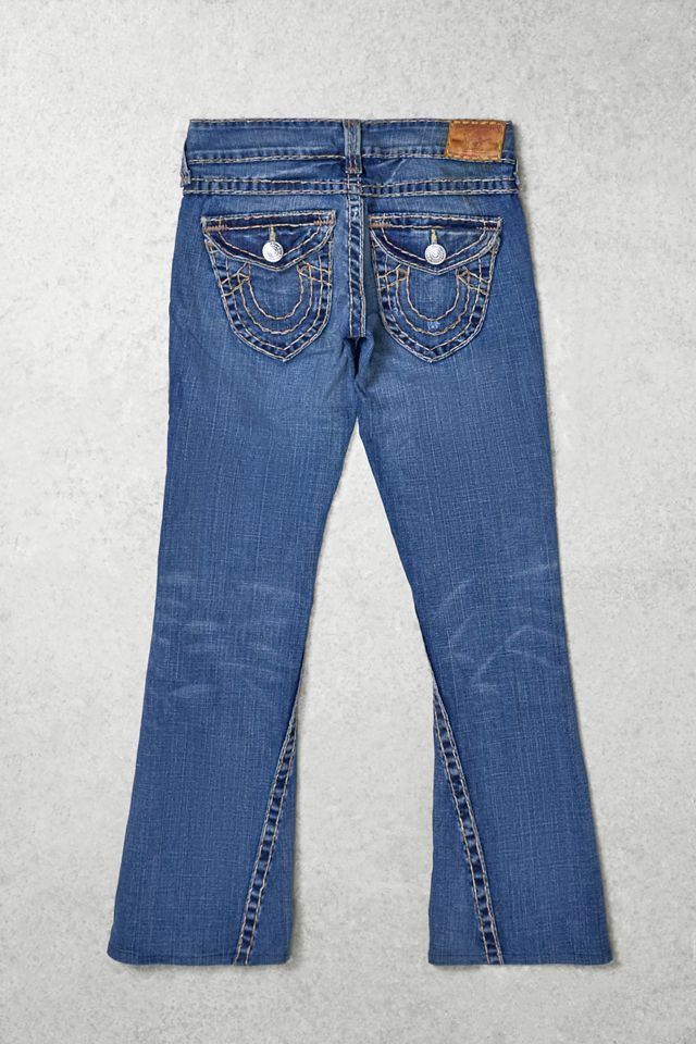 One-of-a-Kind Grunge True Religion Flared Jeans #2