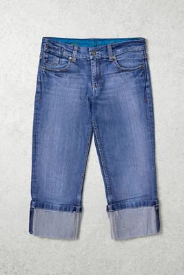 One-of-a-Kind Grunge S.Oliver Denim Capris