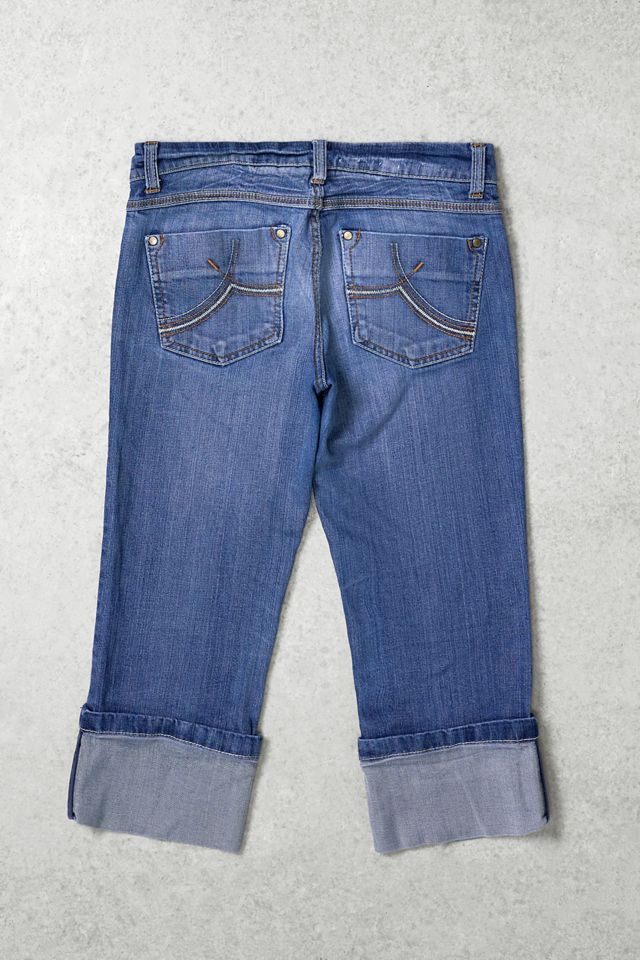 One-of-a-Kind Grunge S.Oliver Denim Capris #2