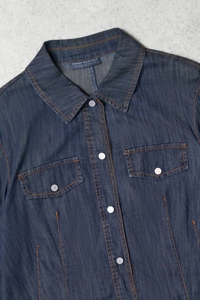 One-of-a-Kind Grunge Anna Denim Shirt #2