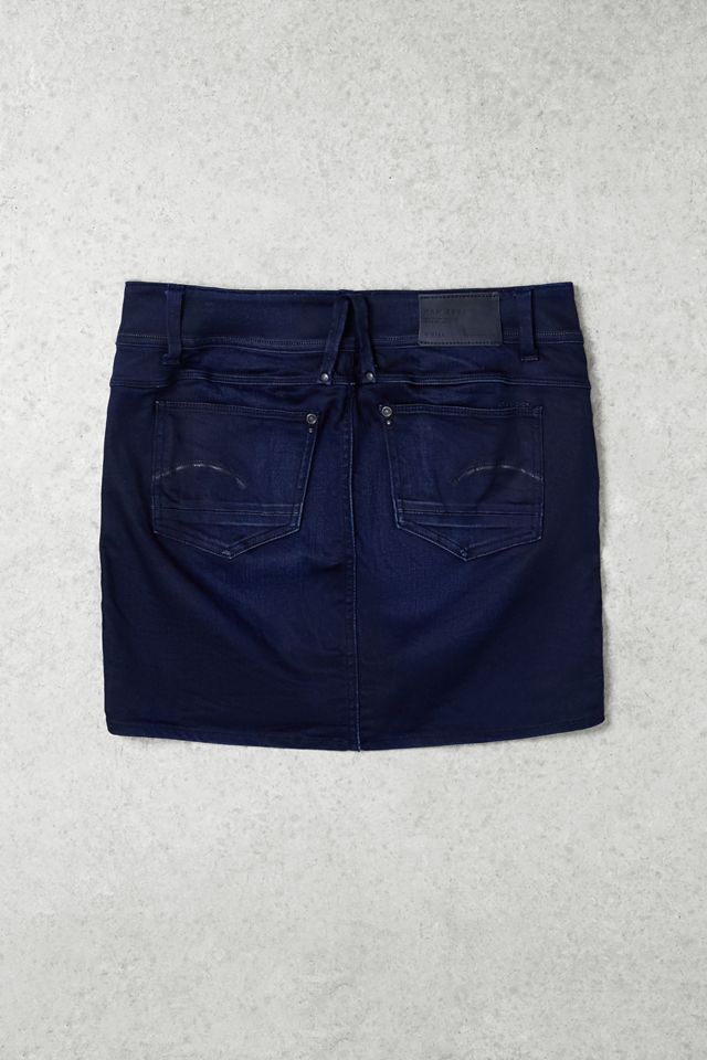 One-of-a-Kind Grunge G-STAR Denim Awkward Skirt #3