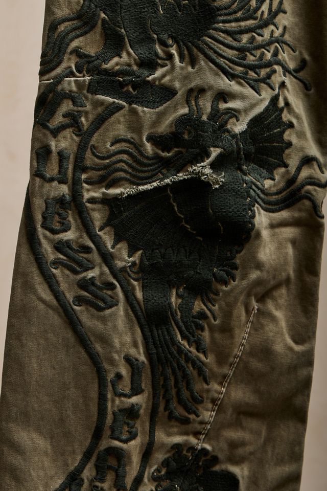 Urban Renewal One-Of-A-Kind GUESS Embroidered Cargo Pants  #1