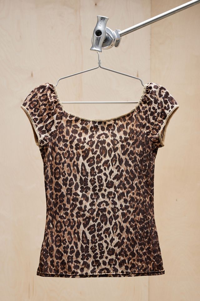 Urban Renewal One-Of-A-Kind Dolce & Gabbana Leopard Print T-Shirt  #2