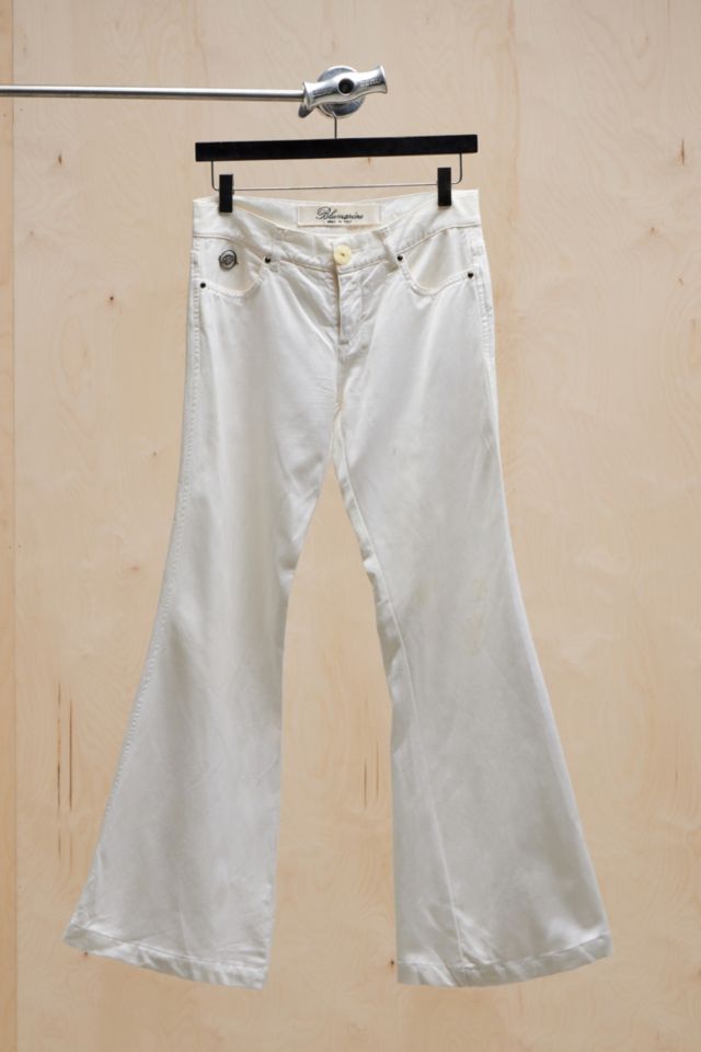 Urban Renewal One-Of-A-Kind Blumarine Satin Flare Pants