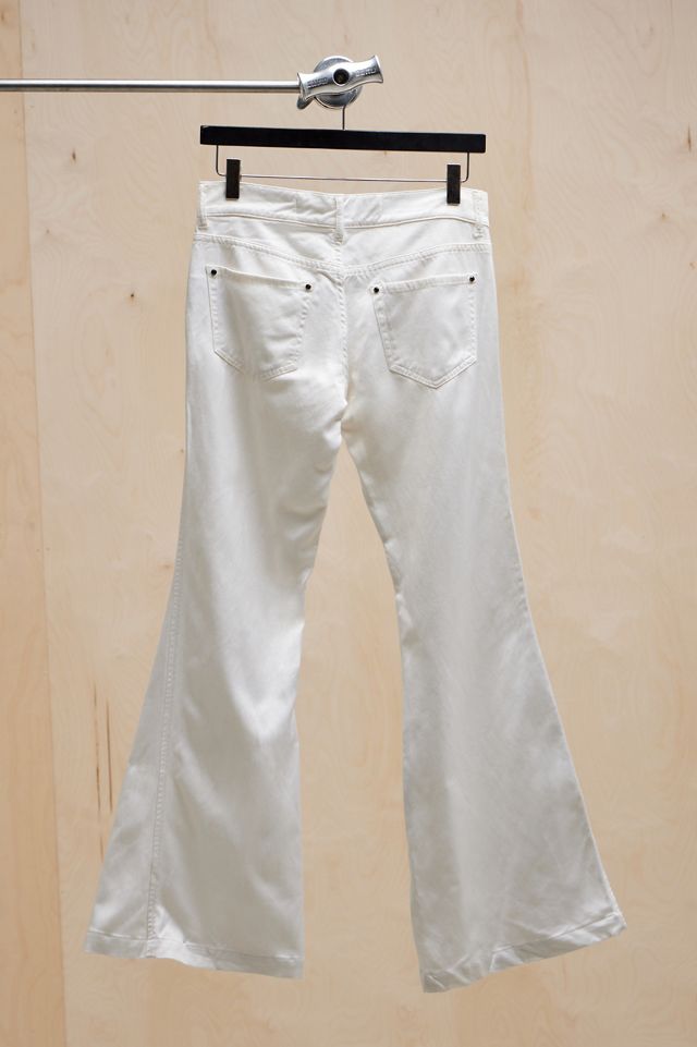 Urban Renewal One-Of-A-Kind Blumarine Satin Flare Pants  #2
