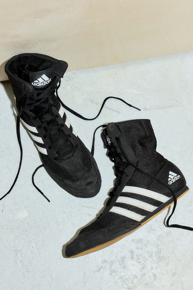 Urban Renewal One-Of-A-Kind adidas Black Boxing Boots  #1