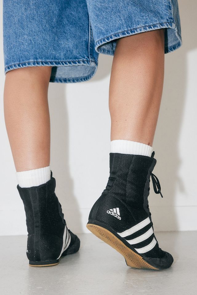 Urban Renewal One-Of-A-Kind adidas Black Boxing Boots  #3