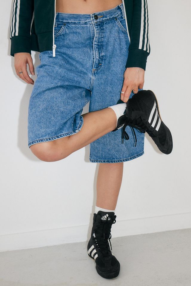 Urban Renewal One-Of-A-Kind adidas Black Boxing Boots  #5