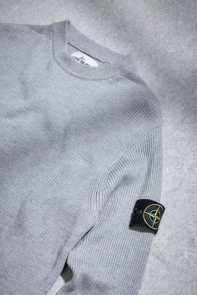 Urban Renewal One-Of-A-Kind Stone island Grey Knit Jumper  #1