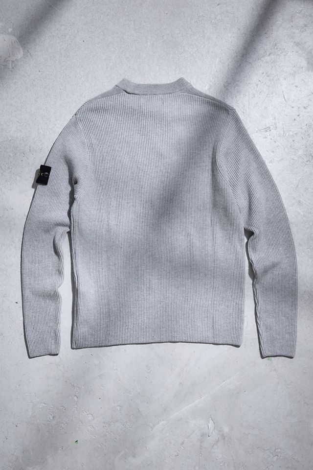 Urban Renewal One-Of-A-Kind Stone island Grey Knit Jumper  #2
