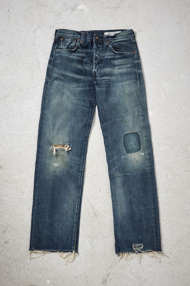 Urban Renewal One Of A Kind Levi s Raw 501 Slim Jeans