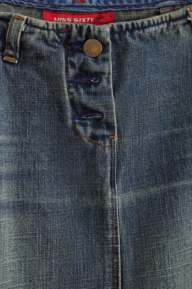 Urban Renewal One-Of-A-Kind Miss Sixty Denim Maxi Skirt  #3