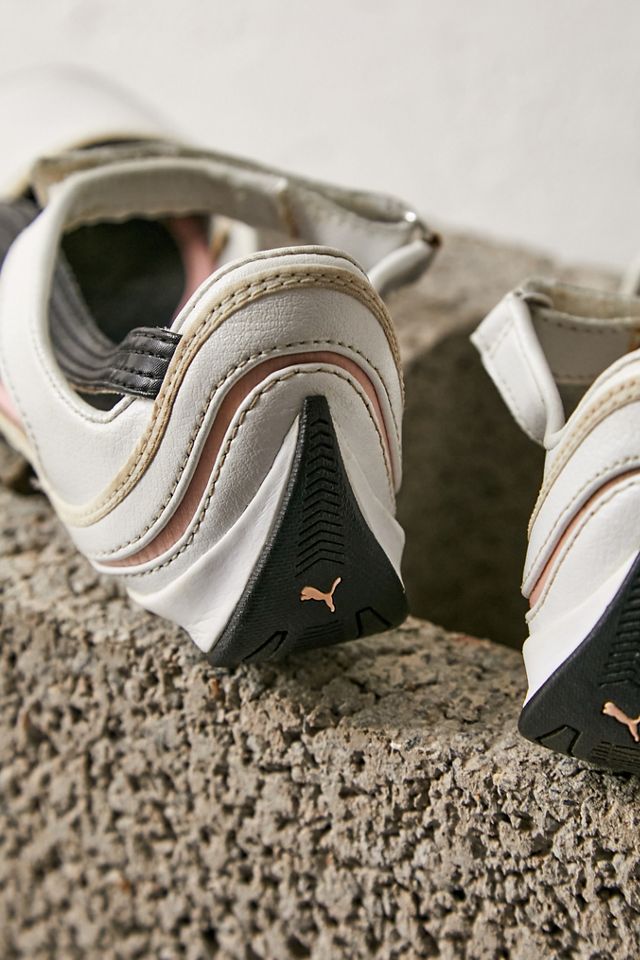 Urban Renewal One-Of-A-Kind White & Pink Puma Pumps  #2