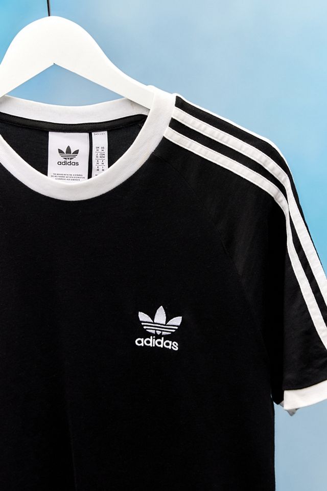 Urban Renewal One-Of-A-Kind Black adidas Ringer T-Shirt #1