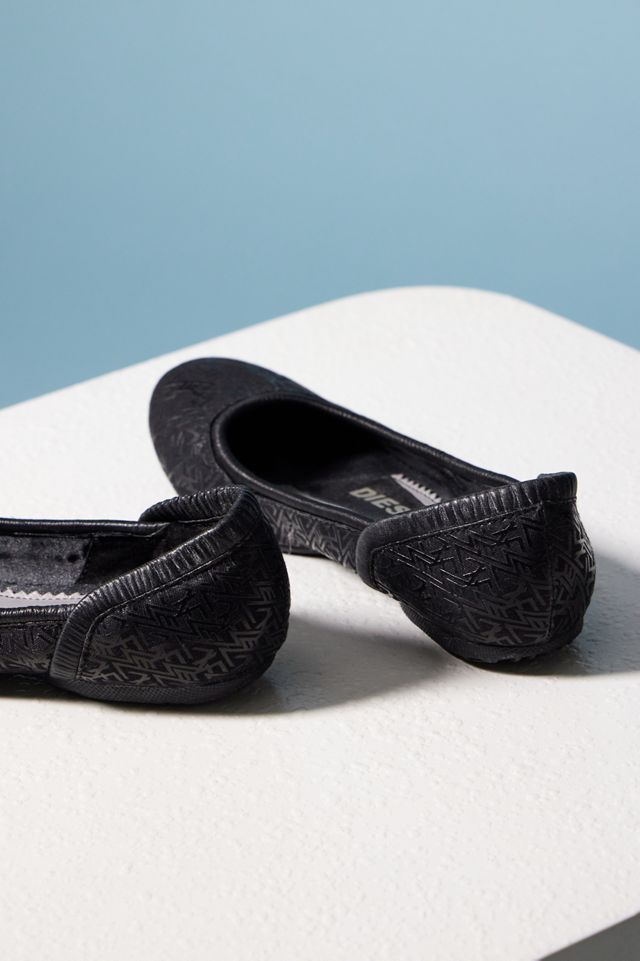 Urban Renewal One-Of-A-Kind Diesel Black Ballet Pumps  #2