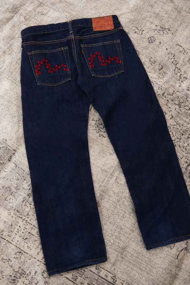 Urban Renewal One-Of-A-Kind Hello Kitty Evisu Jeans #2