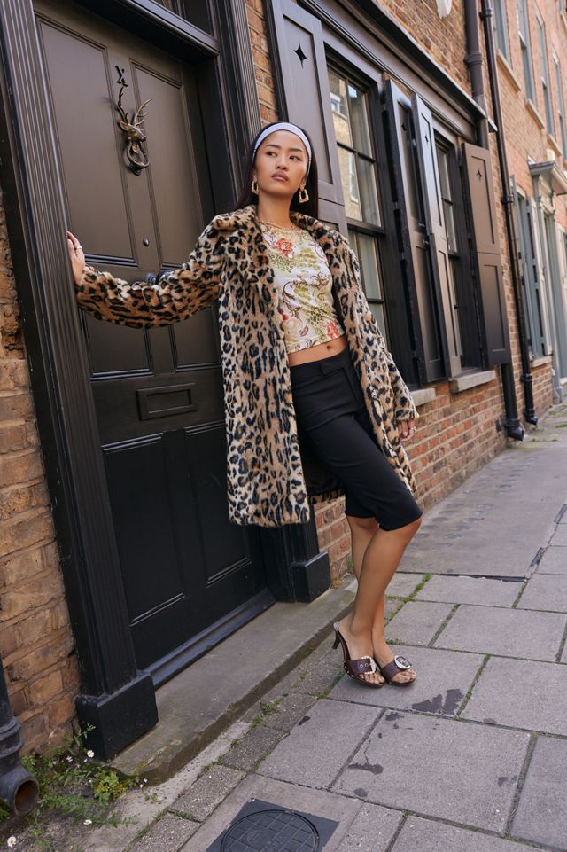 Urban Renewal One-Of-A-Kind Leopard Print Jacket | Urban Outfitters UK