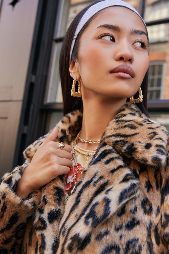 Urban Renewal One-Of-A-Kind Leopard Print Jacket | Urban Outfitters UK