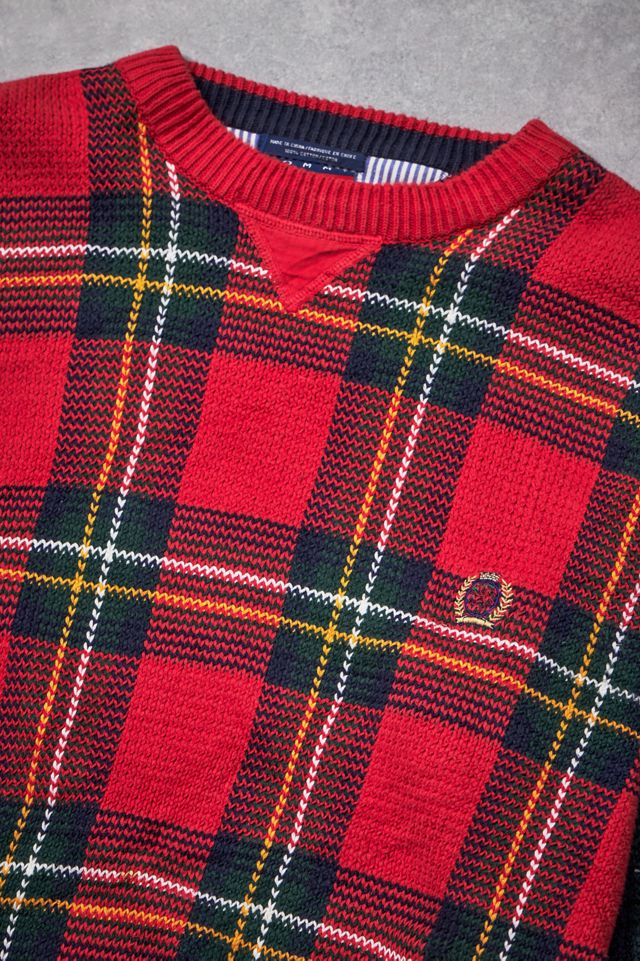 Urban Renewal One-Of-A-Kind Tommy Hilfiger Tartan Jumper #1