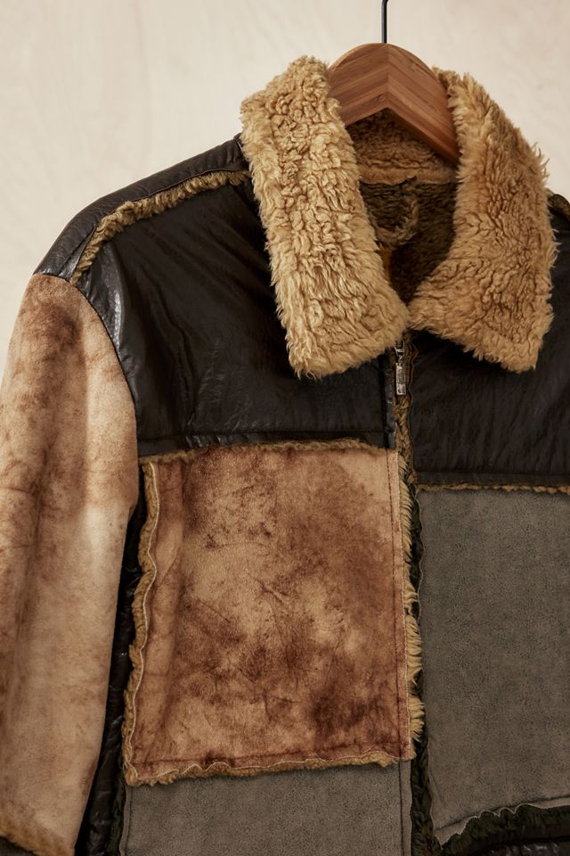Giacca Patchwork In Pelle Unica Nel Suo Genere Urban Renewal #1