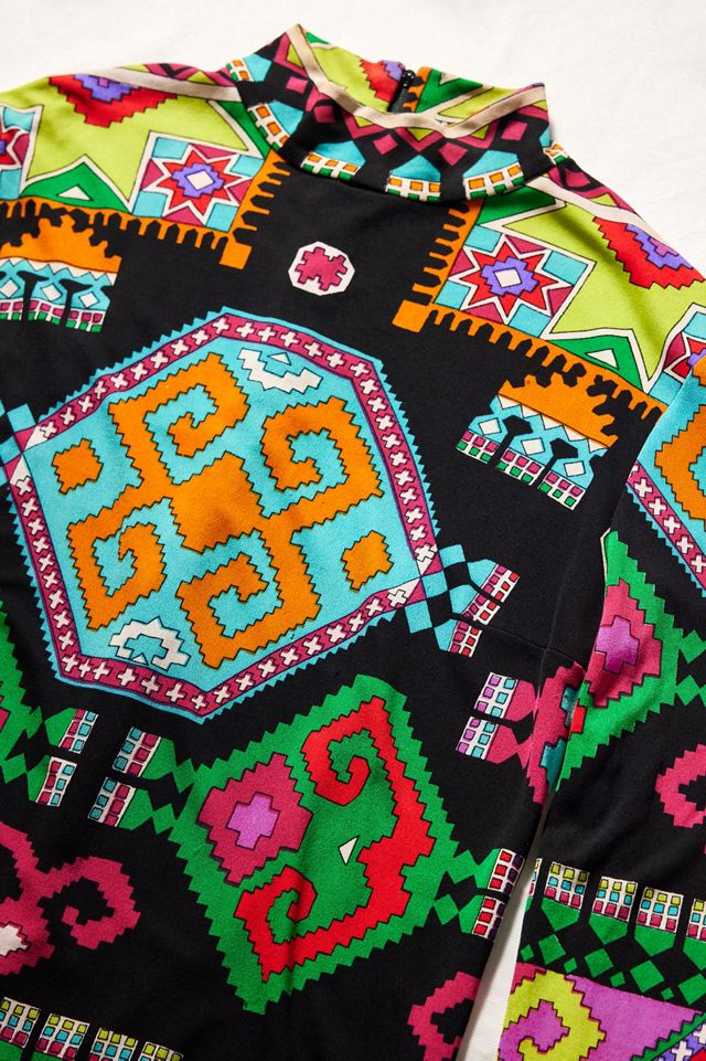 Urban Renewal One-Of-A-Kind Pattern Mini Dress | Urban Outfitters UK
