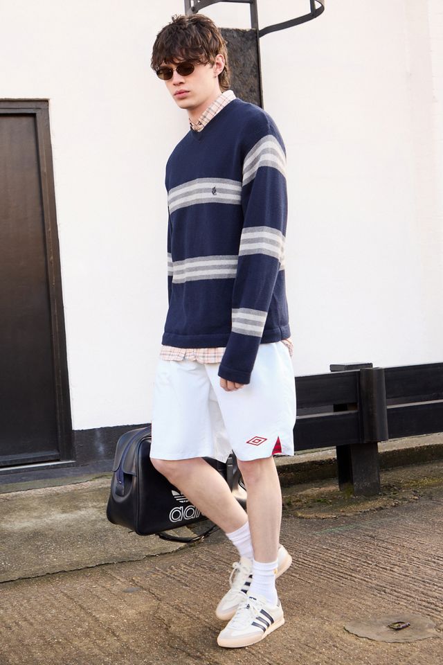 Urban Renewal One-Of-A-Kind White Umbro England Shorts