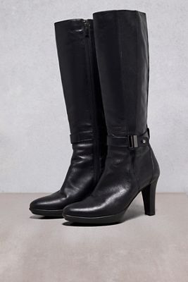 Urban Renewal One-Of-A-Kind Black Italian Leather Boots