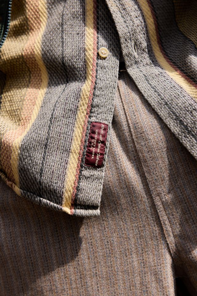 Urban Renewal One-Of-A-Kind Marlboro Stripe Long Sleeve Shirt #3